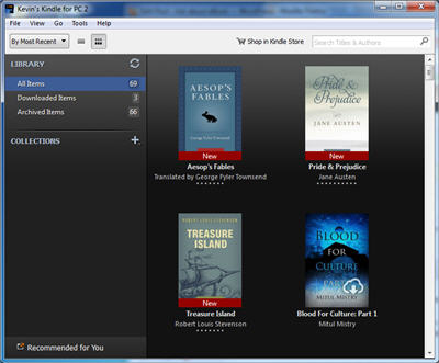 add a ebook from kindle for mac to kindle